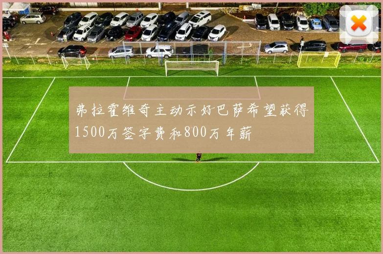 弗拉霍维奇主动示好巴萨希望获得1500万签字费和800万年薪